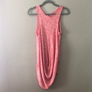 Sale! Long tank with swoop neck front.
